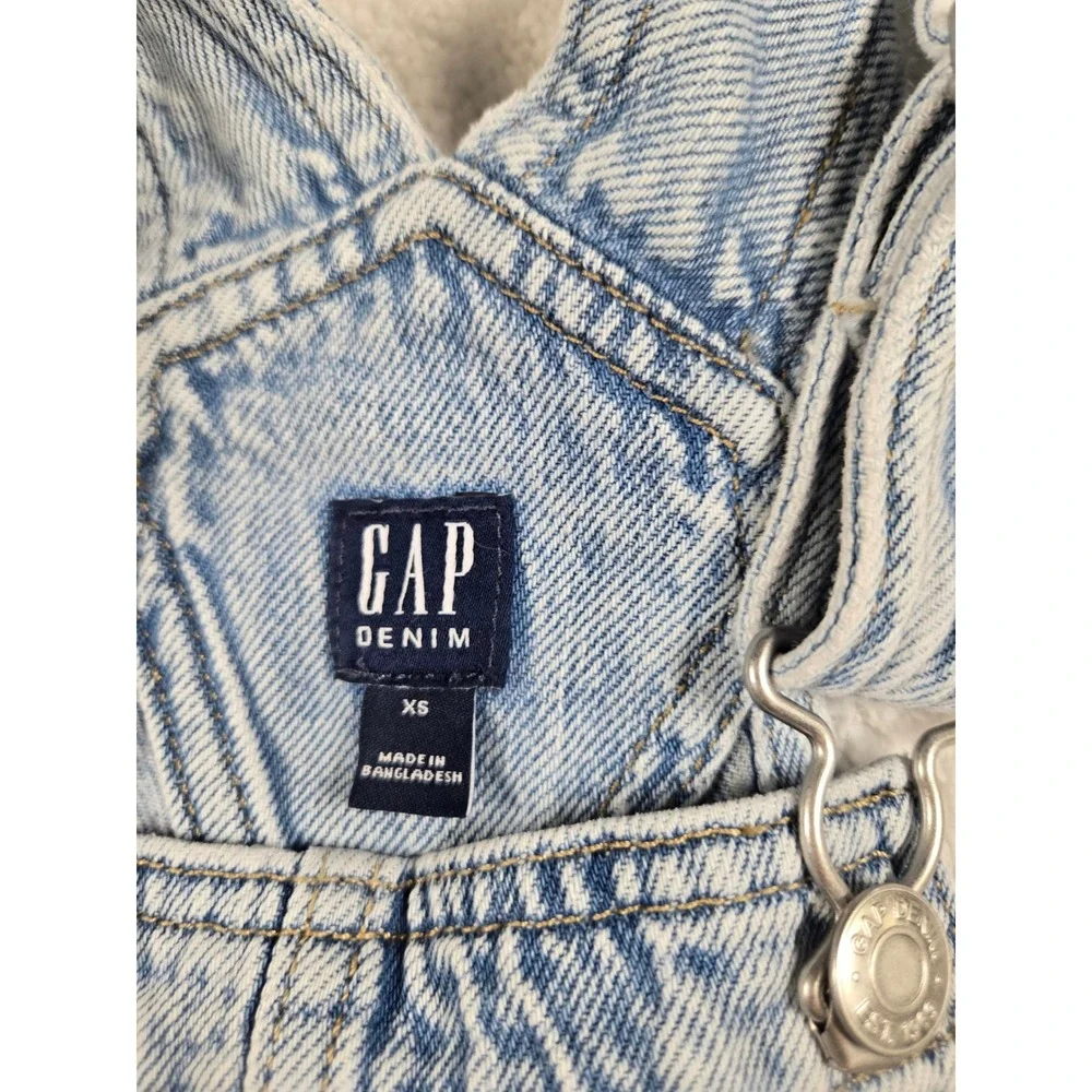 Gap Kids Girls Size XS 4-5 Clothing Lot 5pc Denim Overalls Linen Pants Tees New